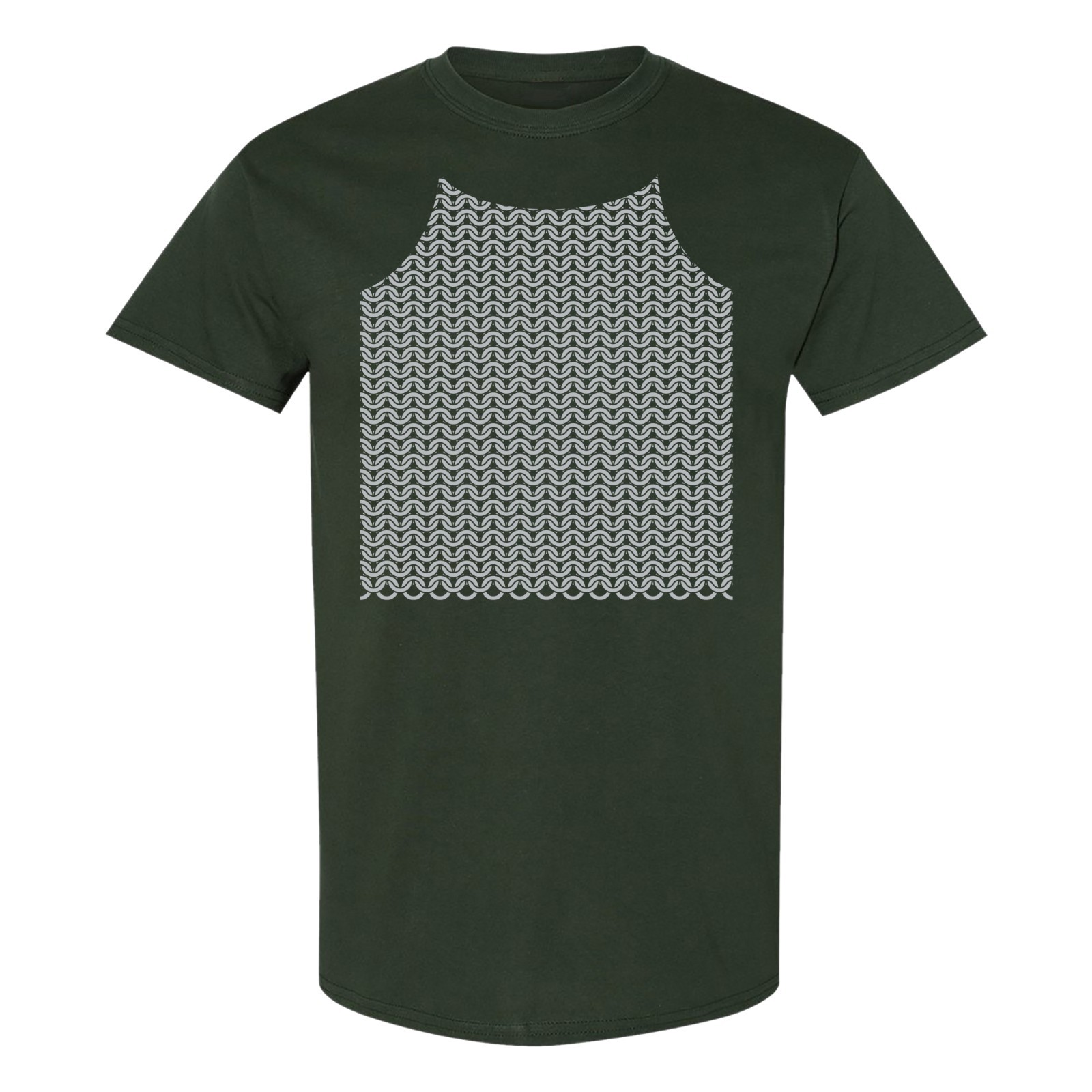 UGP Campus Apparel Chainmail Armor Halloween Costume T-Shirt