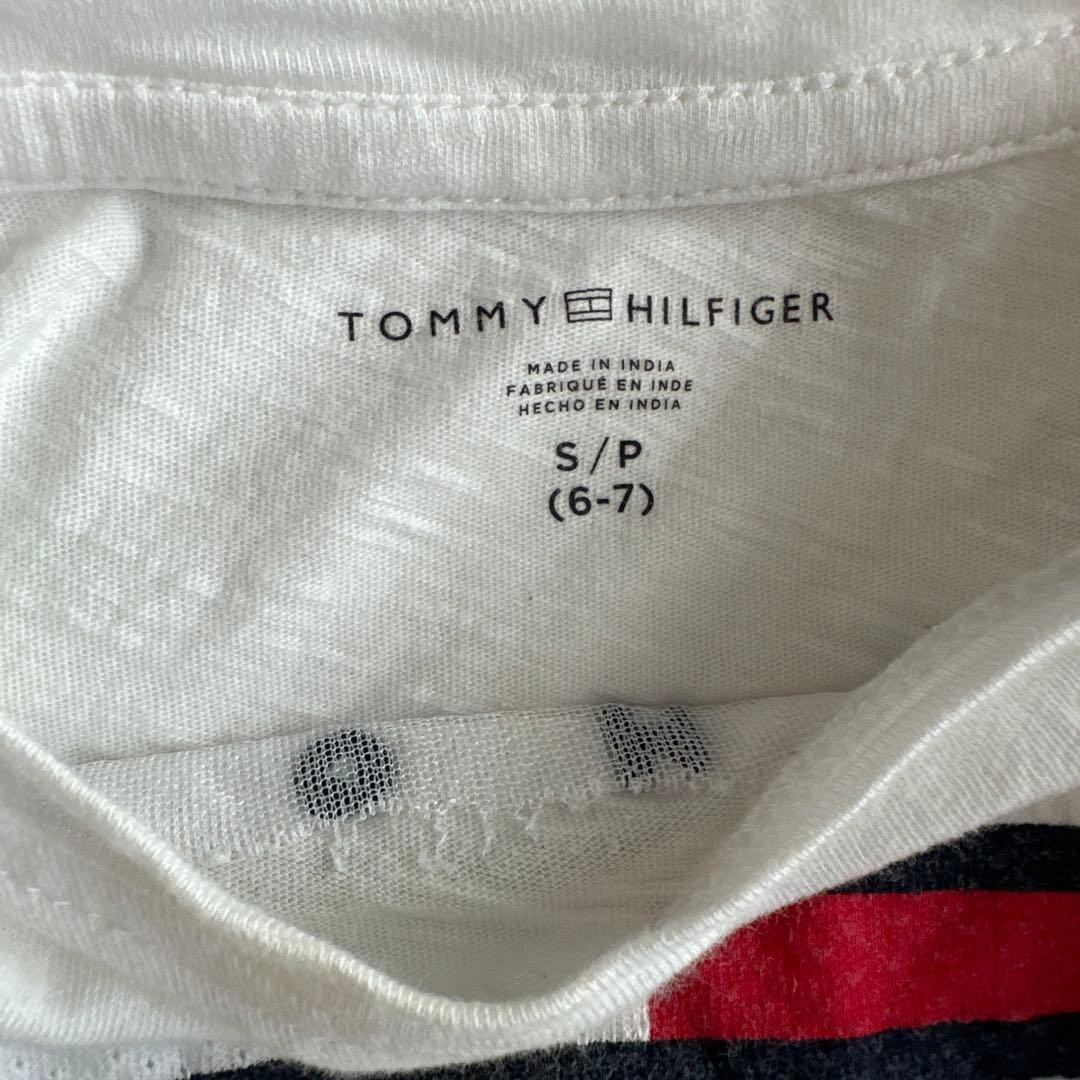 TOMMY HILFIGER T-Shirt Set 2pcs Size S 110 for Kids 6-7 Years