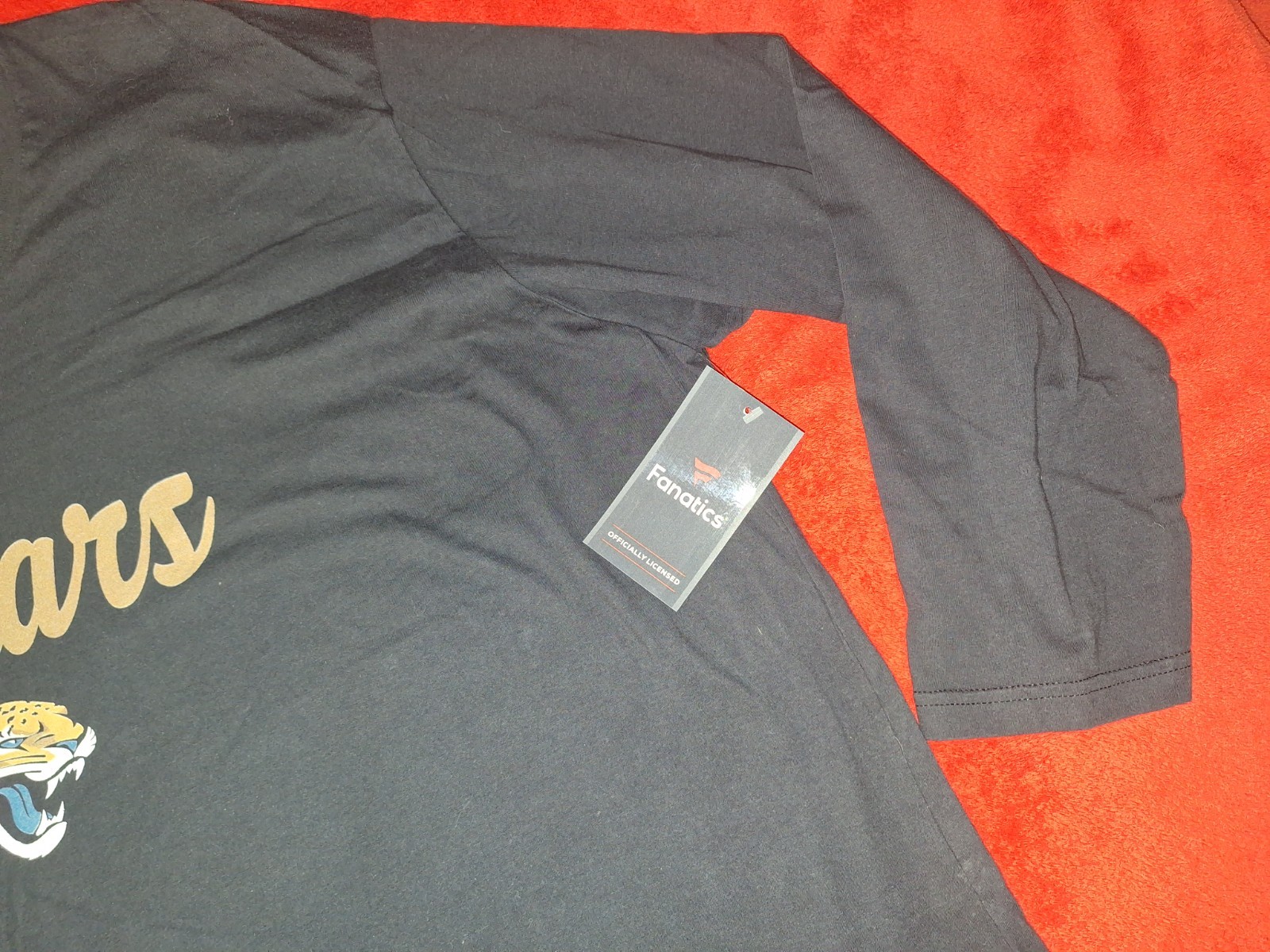 JACKSONVILLE JAGUARS MENS 4XL BLACK LS T – SHIRT NEW W/ TAGS