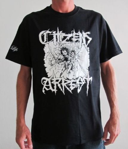 CITIZENS ARREST NYHC T-SHIRT INFEST BORN AGAINST SIEGE Rorschach CBGB HERESY KBD