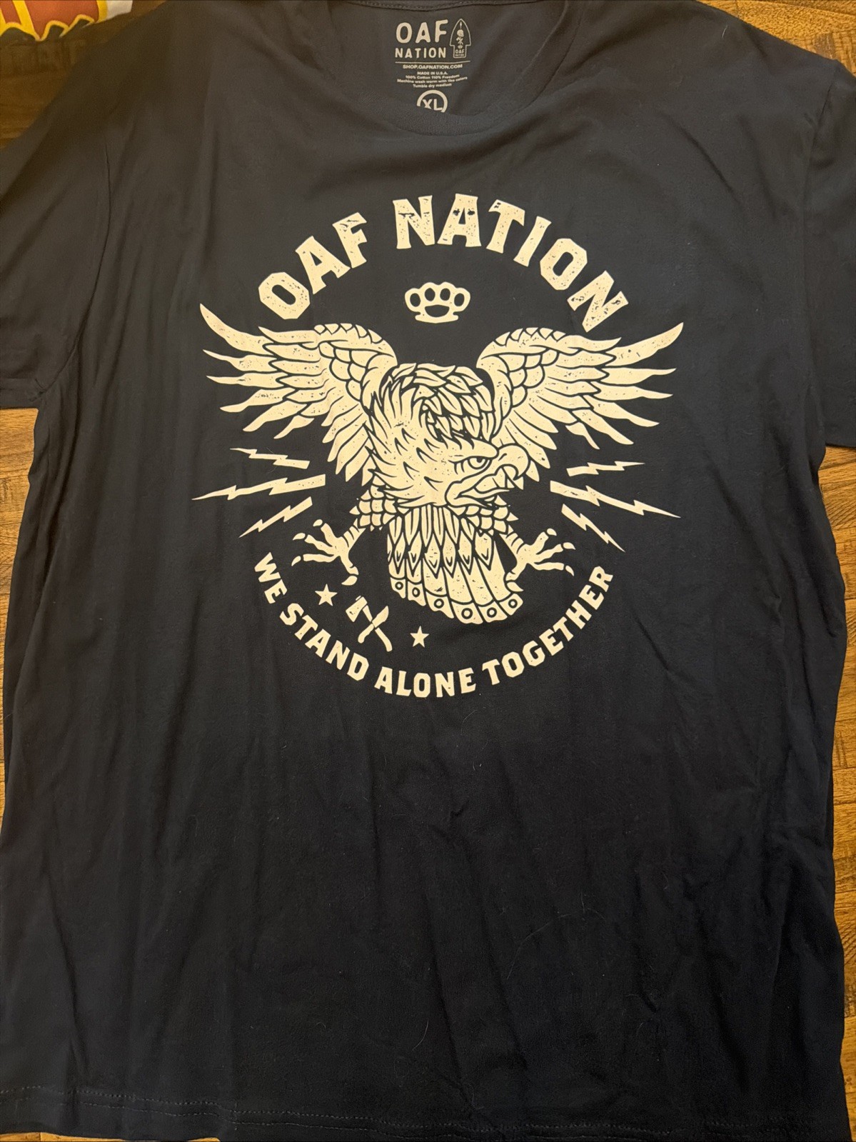OAF Nation Men’s XL T-shirt Lot. Next Level Apparel Staccato Brand – See Photos