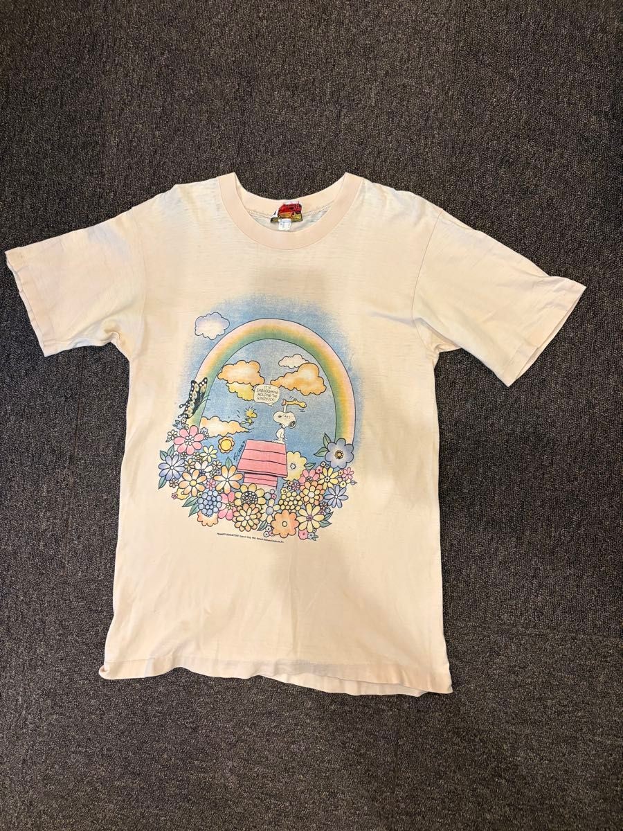 [Rare] 70s Snoopy Saturdays in California Rainbow Flower