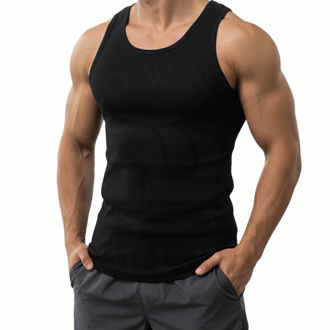 1-12 PCS MENS VESTS 100% COTTON TANK TOP SUMMER TRAINING GYM TOPS PLAIN S-2XL