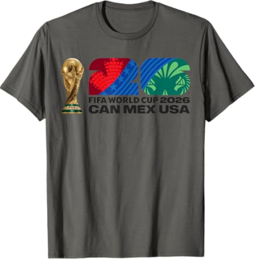 FIFA World CUP26 FIFA Host Country Trophy Color T-Shirt