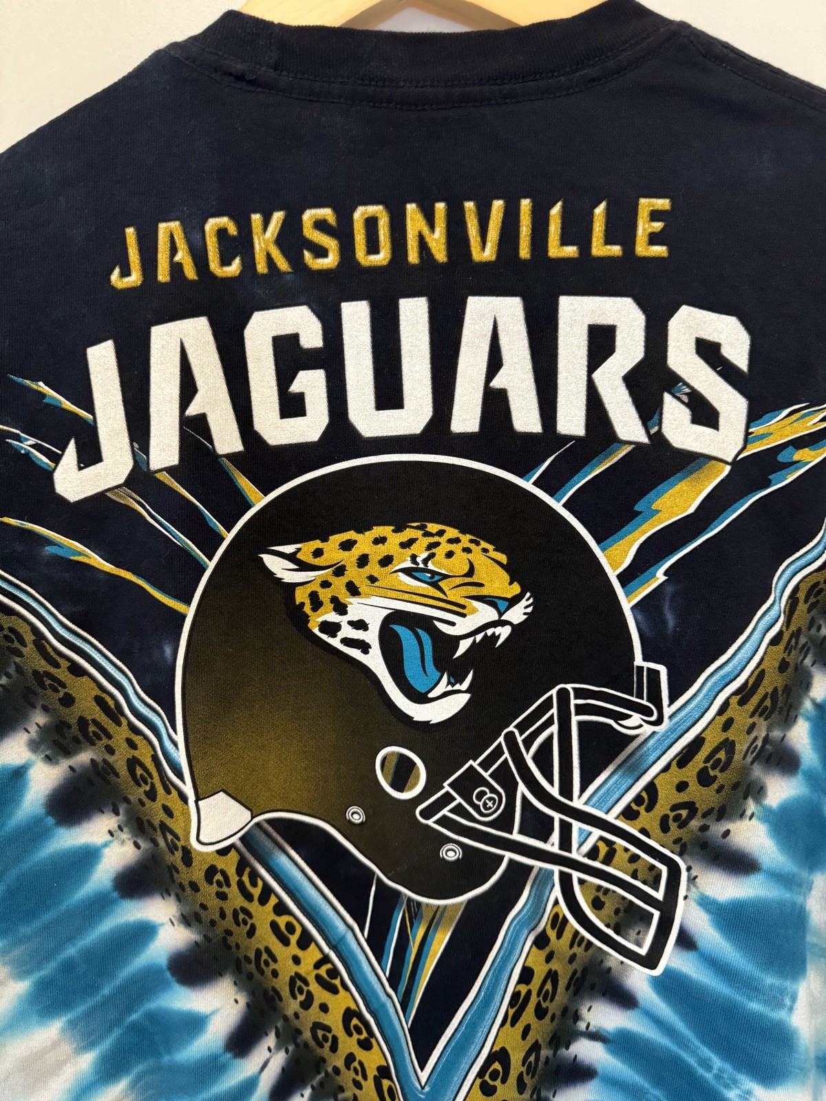 Y2K Jacksonville Jaguars Shirt NFL Majestic Tie Dye Shirt Men’s Size L