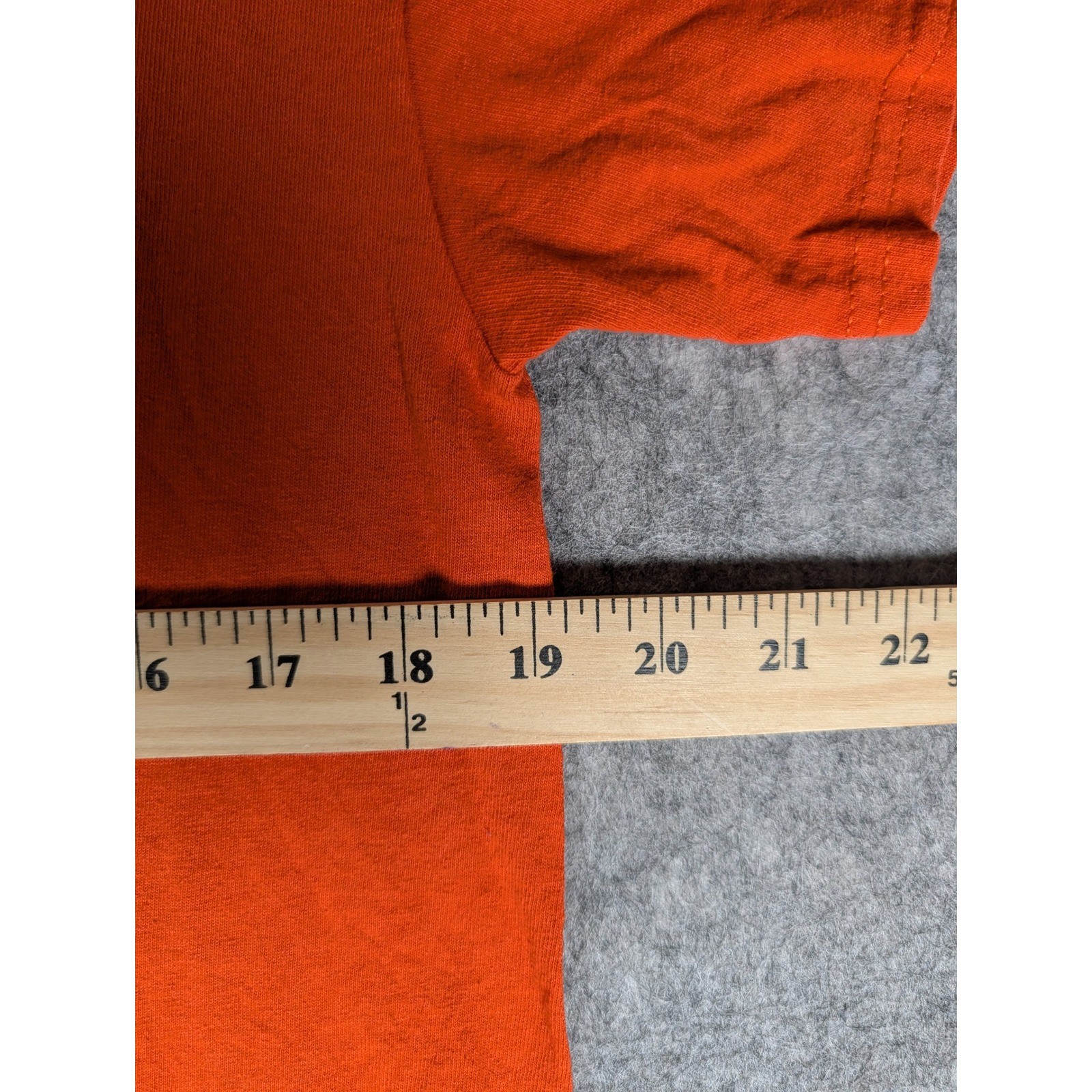 Mens Orange Denver Broncos NFL Team Apparel T Shirt Size Medium