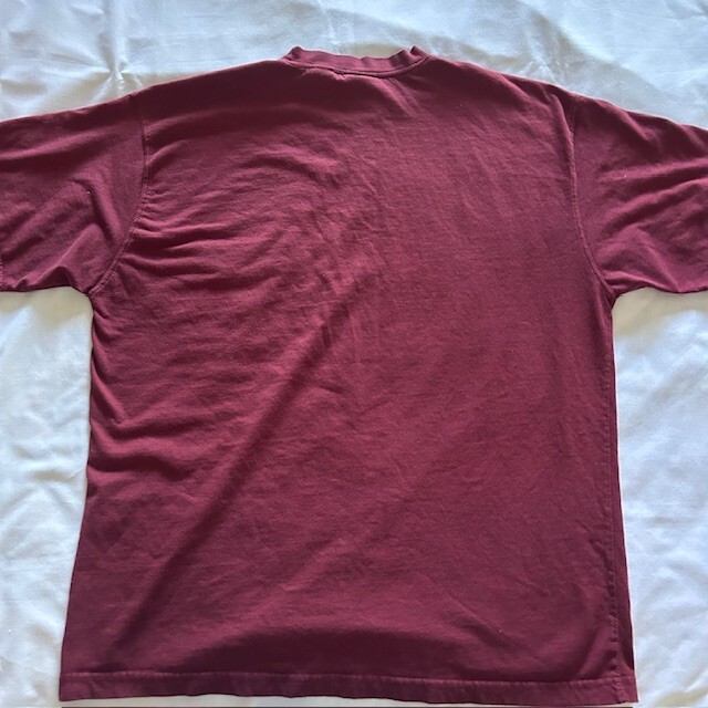 Dockers Mens Tee Large Maroon 100% cotton Short Sleeves