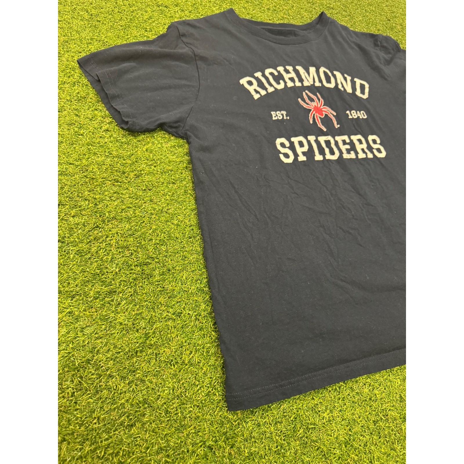 Richmond Spiders T-Shirt Mens Large Navy Blue University of Richmond