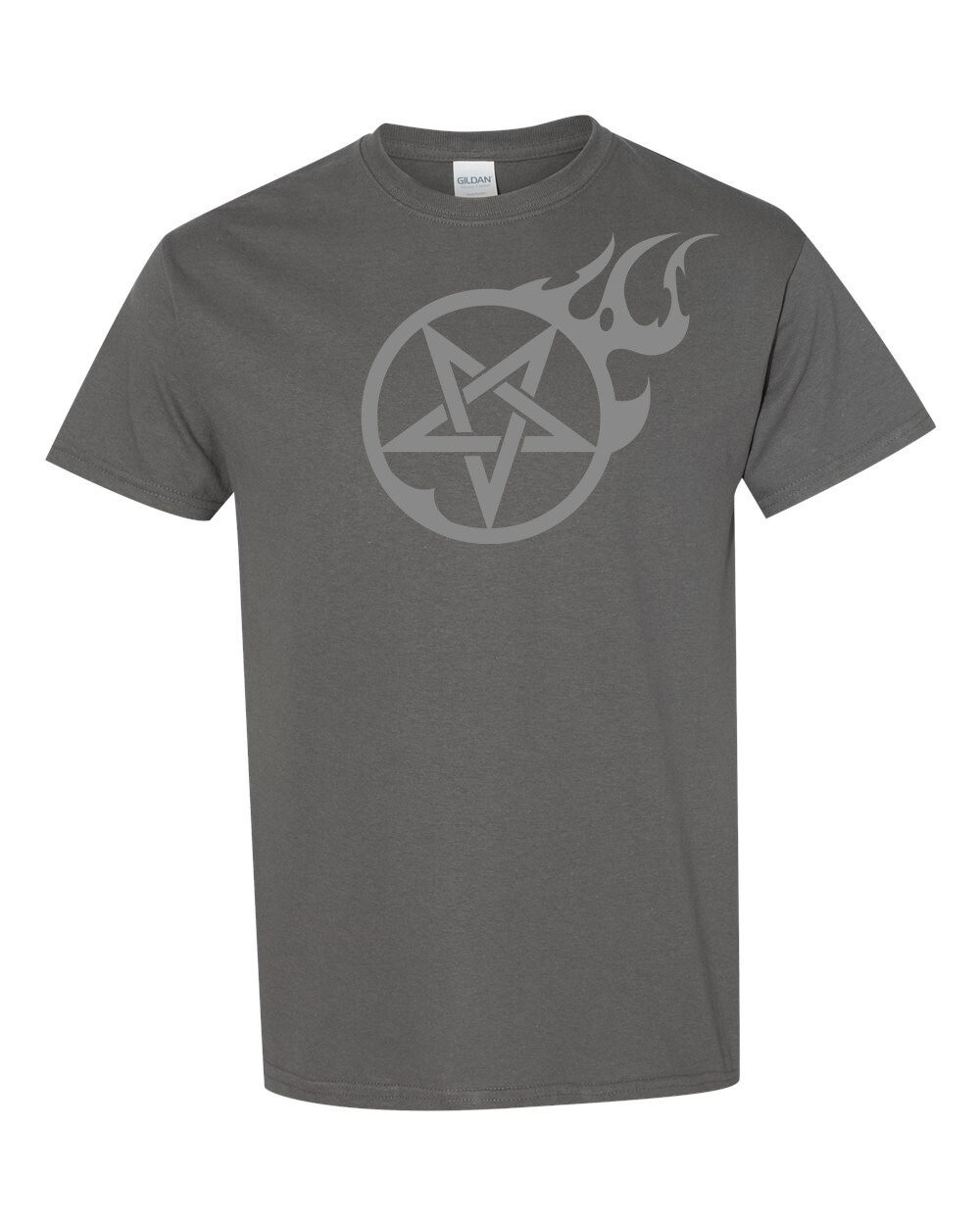 FLAMING PENTAGRAM Unisex T-Shirt Multi Colors S-XL FREE S&H! Kyle Millar art
