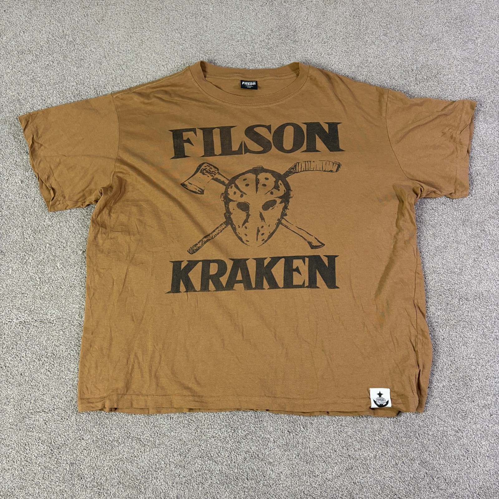 C.C. Filson Seattle Kraken T Shirt Men’s XXL Brown Store Exclusive