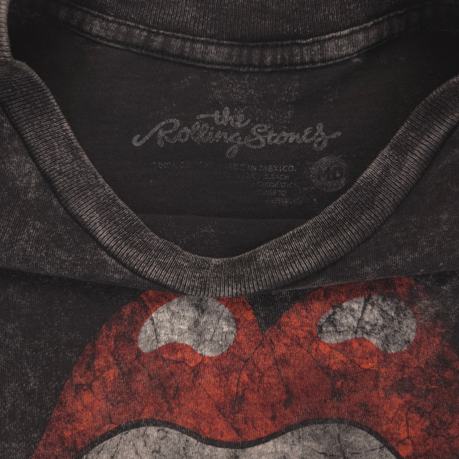 The Rolling Stones Short Sleeve Band Crew Neck T Shirt Mens Size M Gray 15978