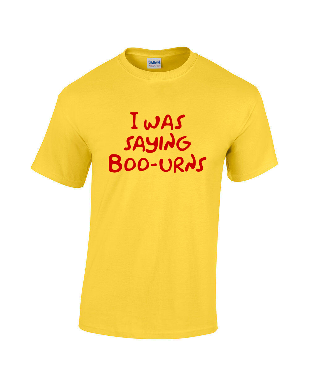 I WAS SAYING BOO-URNS T-Shirt Multi Colors S-XL The Simpsons Hans Moleman