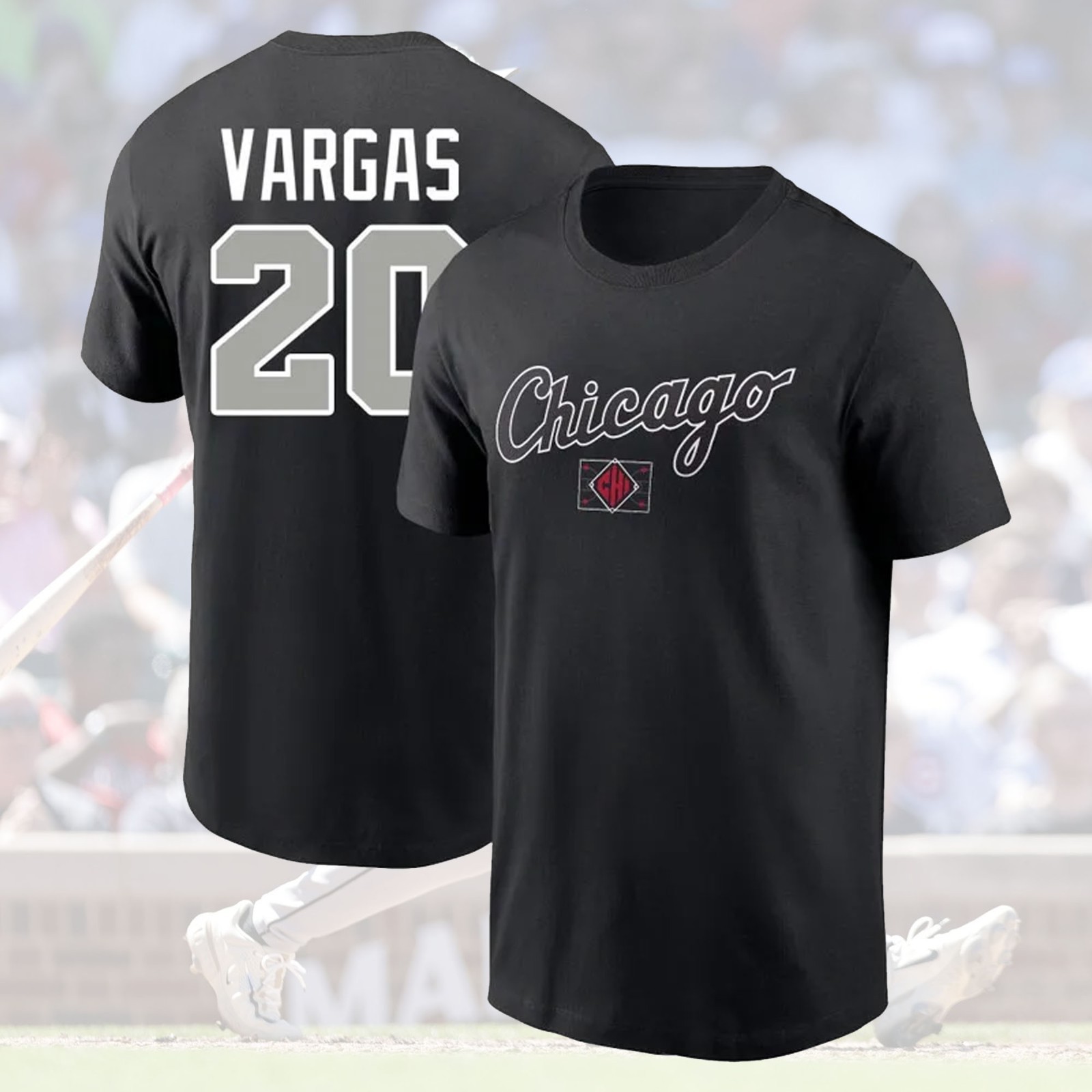 FASTSHIP! Miguel Vargas #20 Chicago White Sox 2025 Name & Number Fan Gifts