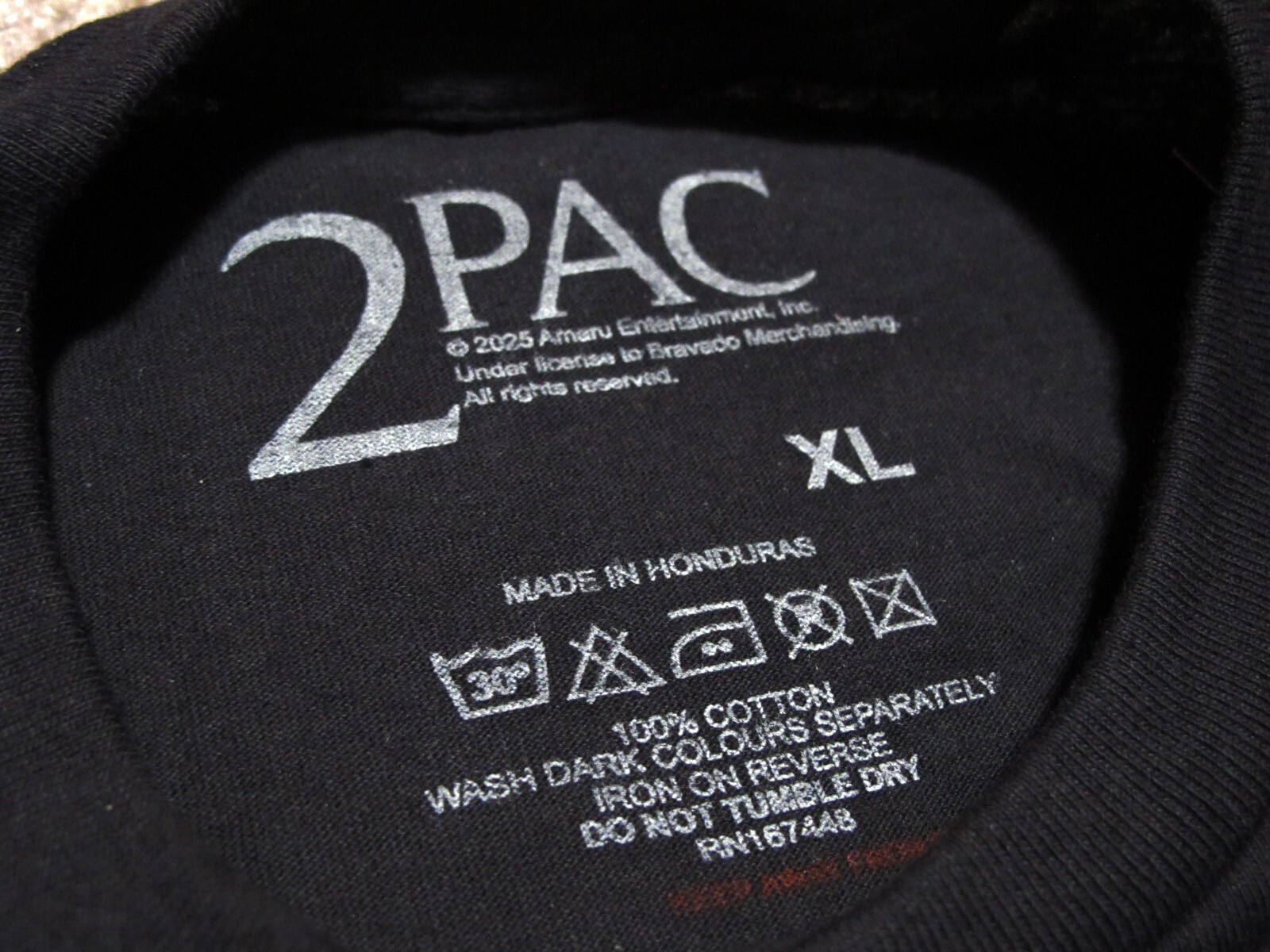 Licensed 2PAC « All Eyez On Me » black oversized t-shirt men&rsquo;s sz XL tupac shakur