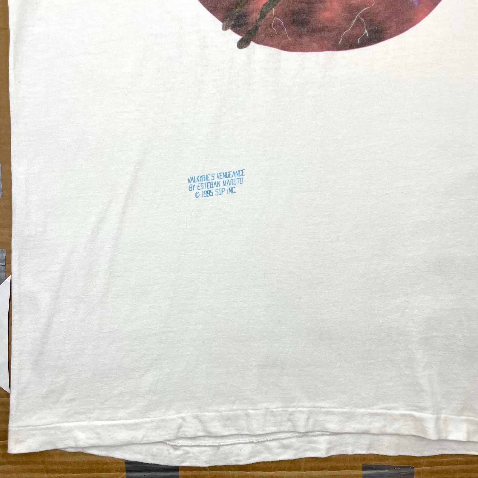 VTG 90s Valkyrie / Pegasus 21.25” x 28.5” Esteban Maroto Fantasy Artwork T Shirt