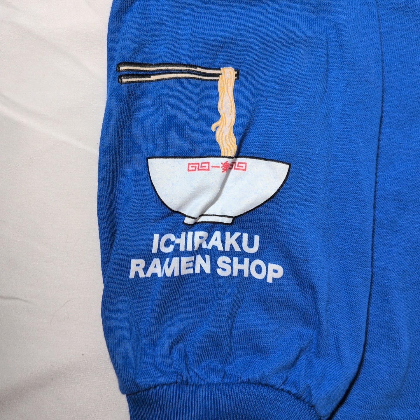 Naruto Shippuden Ichiraku Ramen Shop Long Sleeve T-shirt Blue Men&rsquo;s Size M