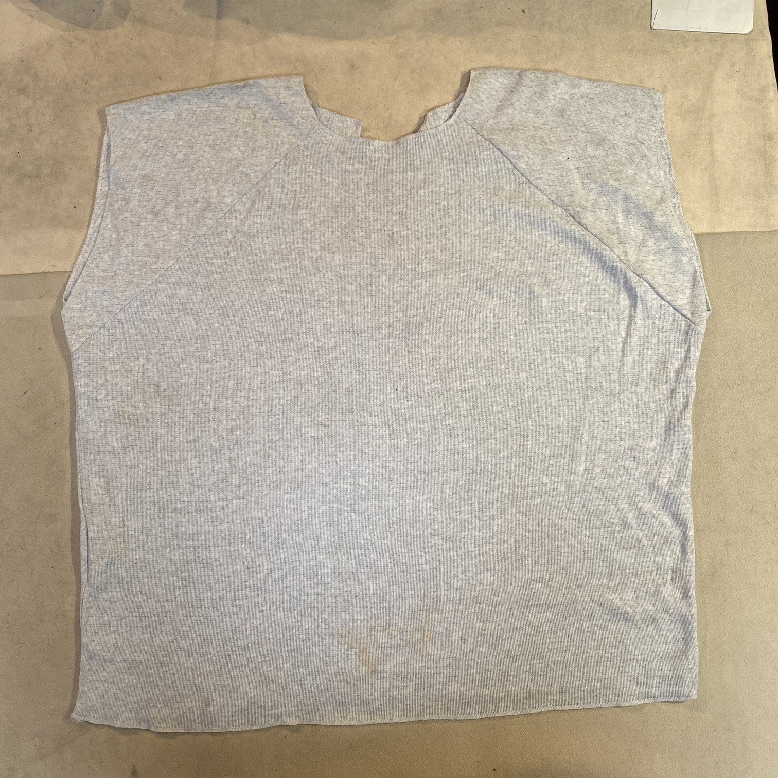 vintage hog wild oversized t-shirt sleveless v neck 1990 knucklehead 50-50 USA