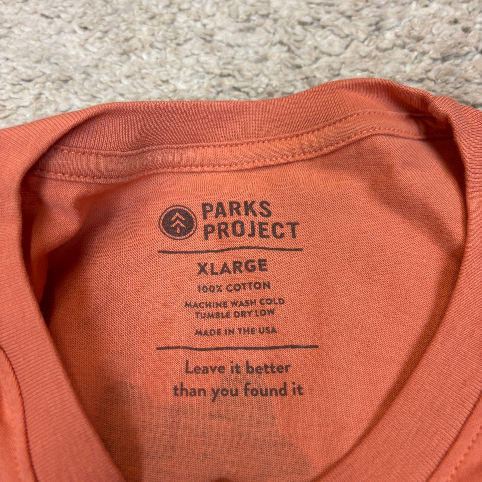NWT Parks Project Our National Parks Puff Print Pocket T Shirt Men&rsquo;s XL
