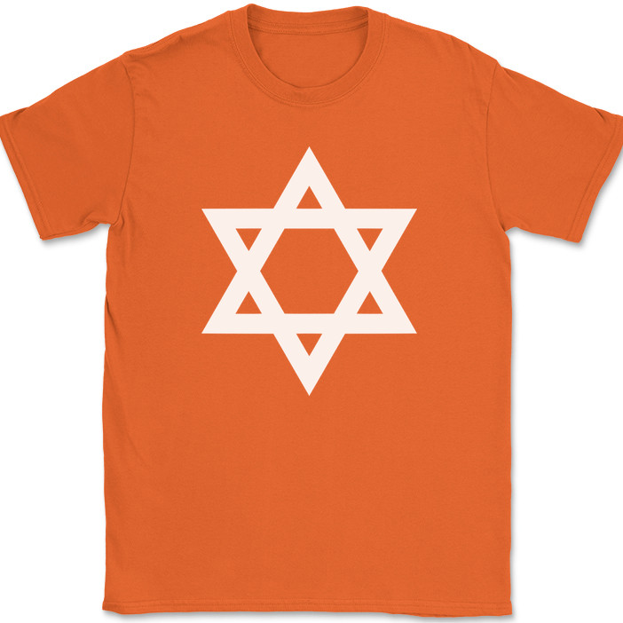Star of David T-Shirt Hebrew Jewish Jewdism Religious Christian Israel Tee