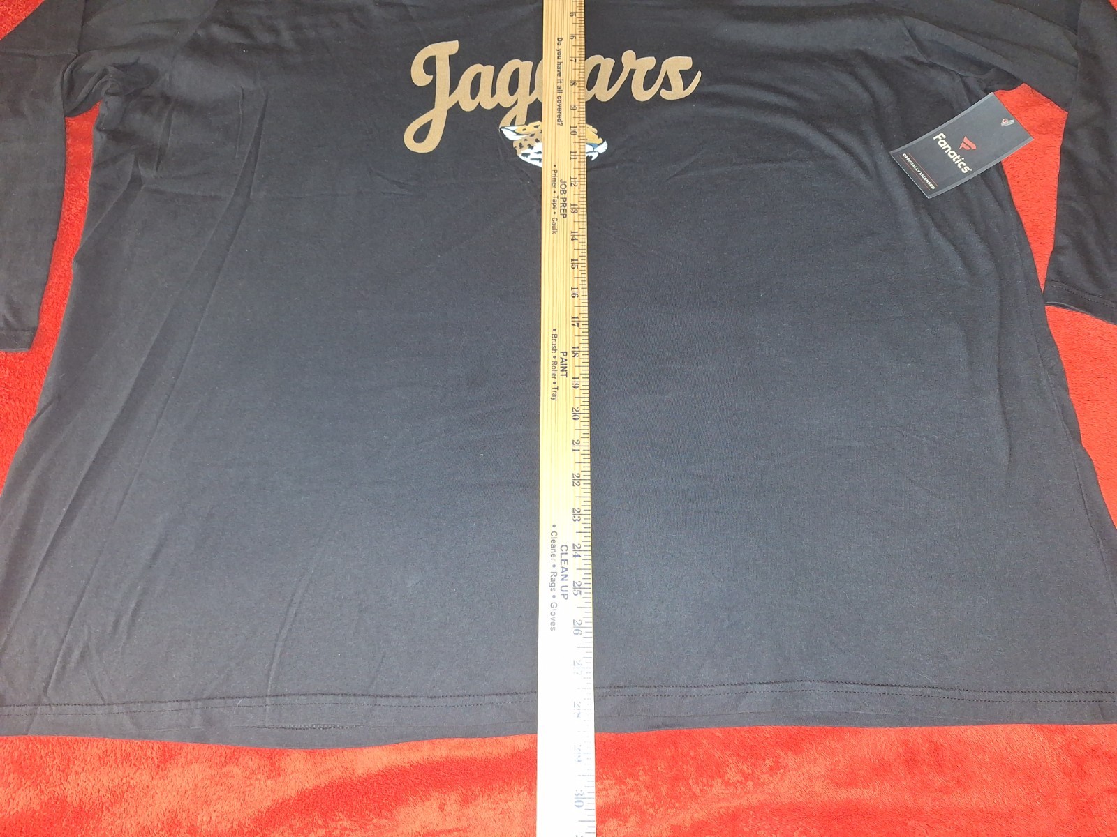 JACKSONVILLE JAGUARS MENS 4XL BLACK LS T – SHIRT NEW W/ TAGS