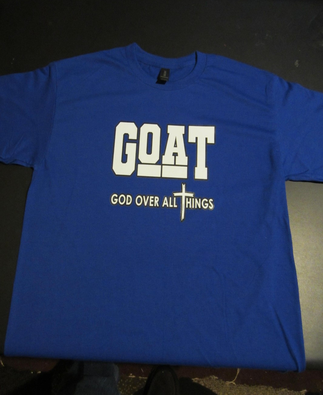 CUSTOM DTF PRINTED T SHIRT (SIZES MED / LG / XL)