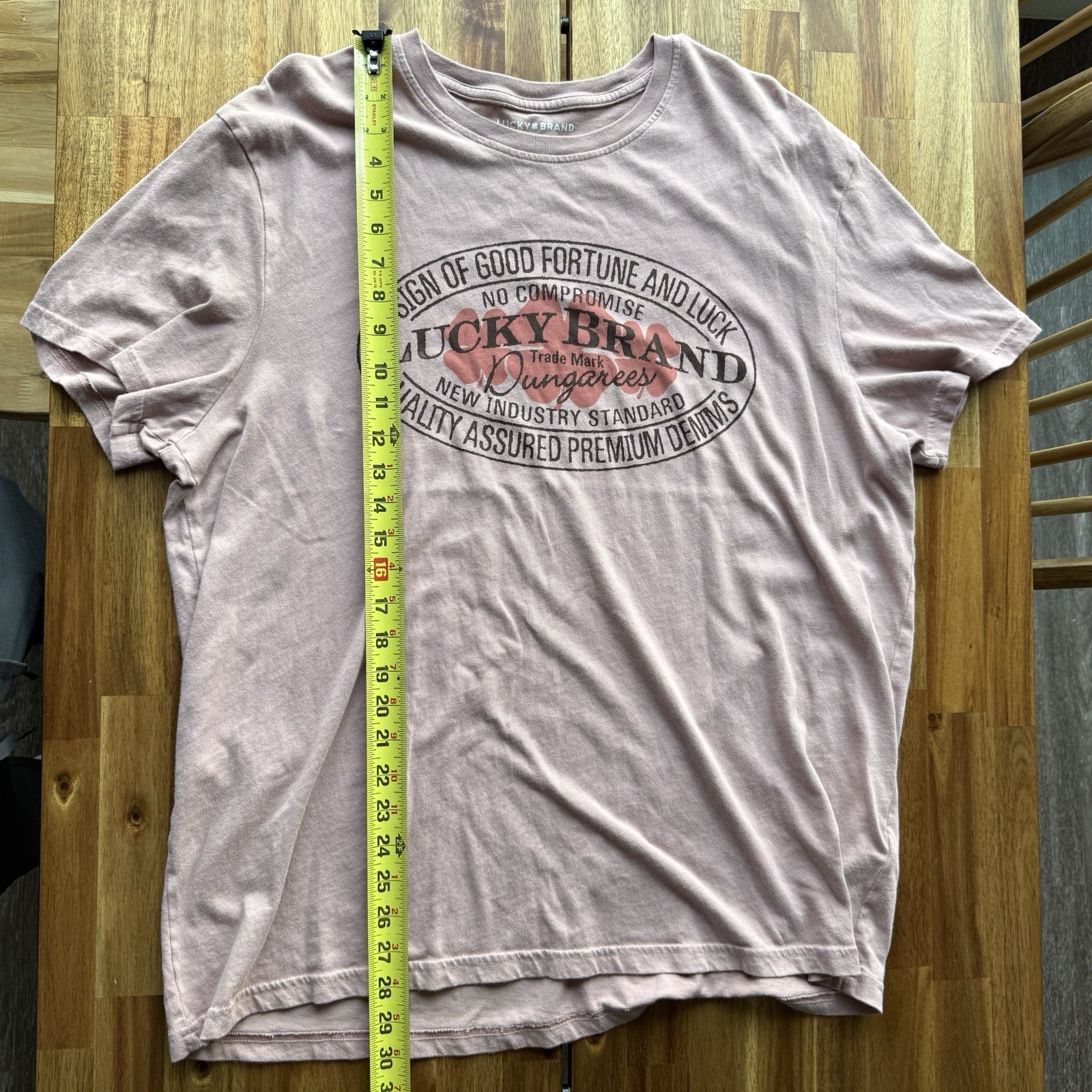 Lucky Brand Graphic T-Shirt Men’s Sz XL Casual 100% Cotton Casual Soft Travel
