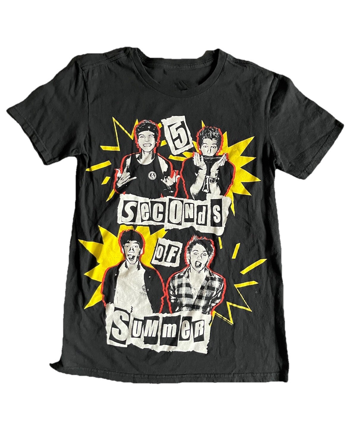 5 Seconds Of Summer 5SOS 2026 Tour Funny Black Shirt S-5XL Unisex 1P1265