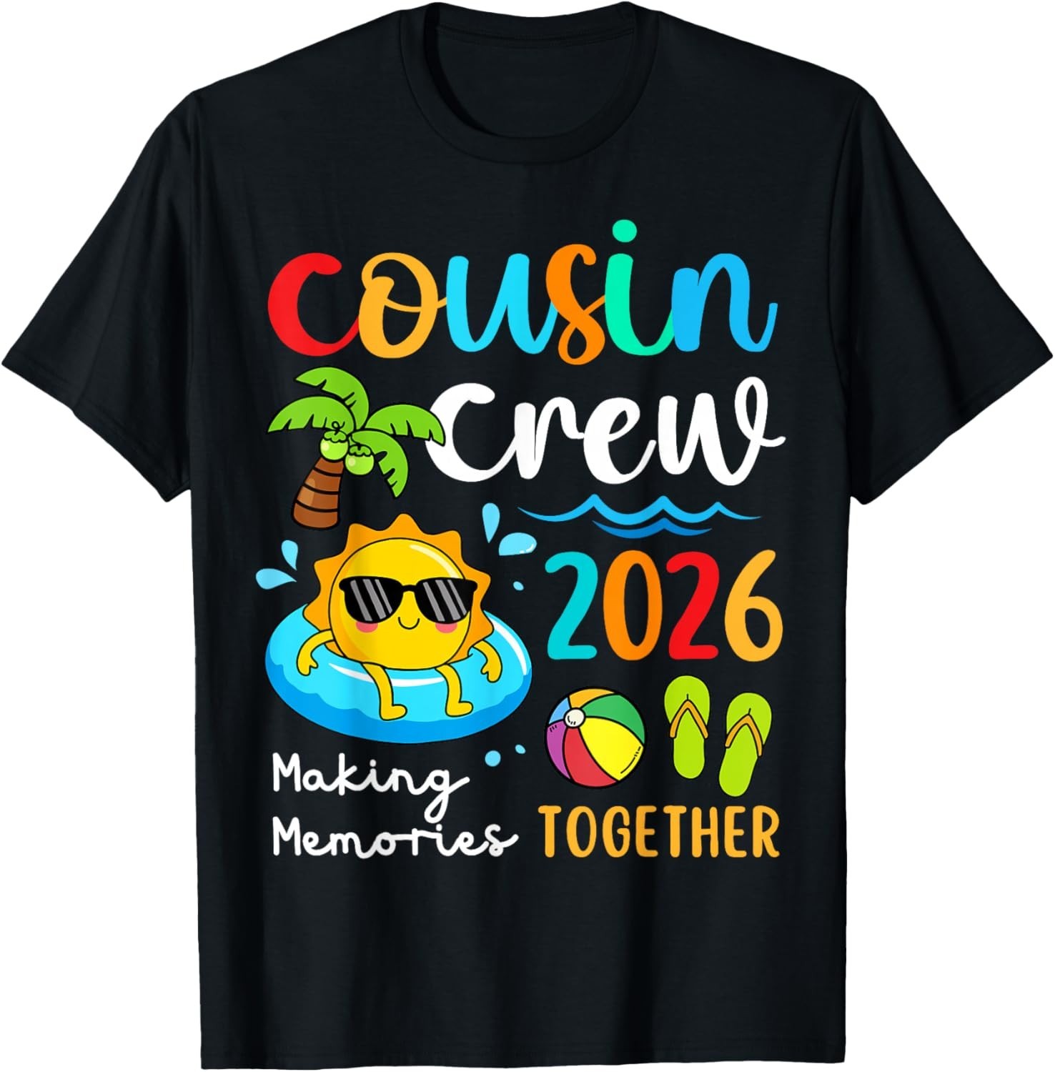 Cousin Crew 2026 Summer Vacation Beach Family Trip Matching T Shirts Sweartshirt