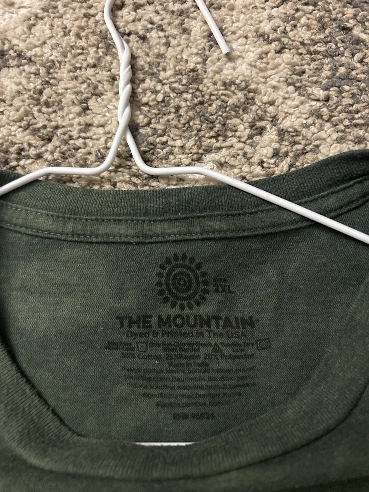 The Mountain Tie Dye Shirt XXL Green Turtle Aquatic