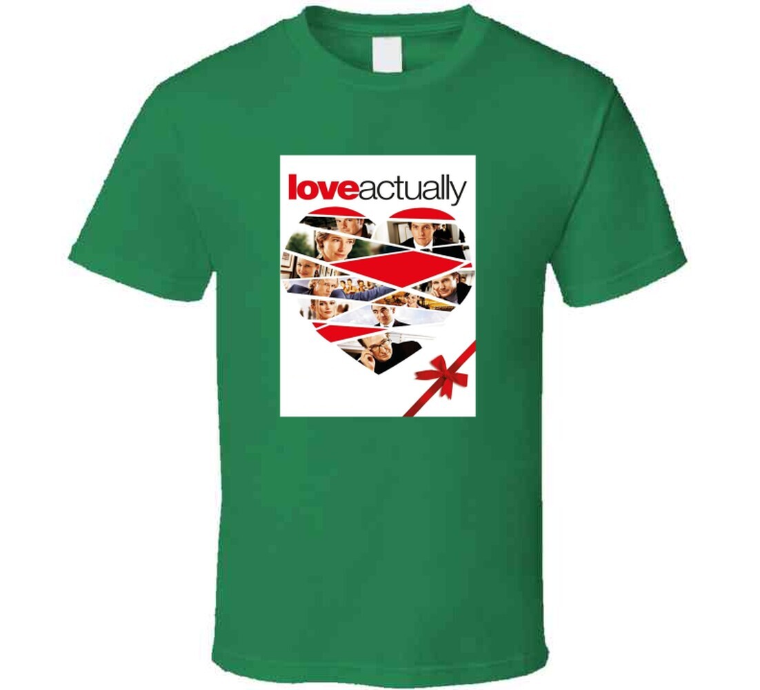 Love Actually Tee Classic Rom Com Christmas Holiday Movie T Shirt