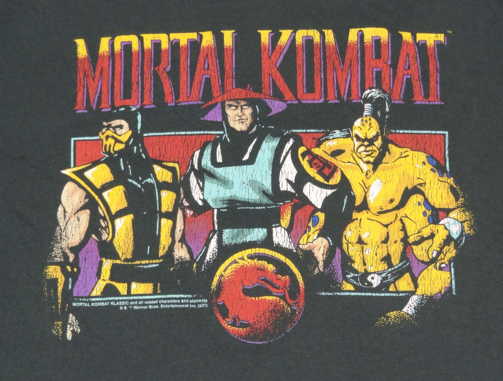 Old Navy Mortal Kombat Klassic Graphic T Lost In The Woods Green Men&rsquo;s Unisex S