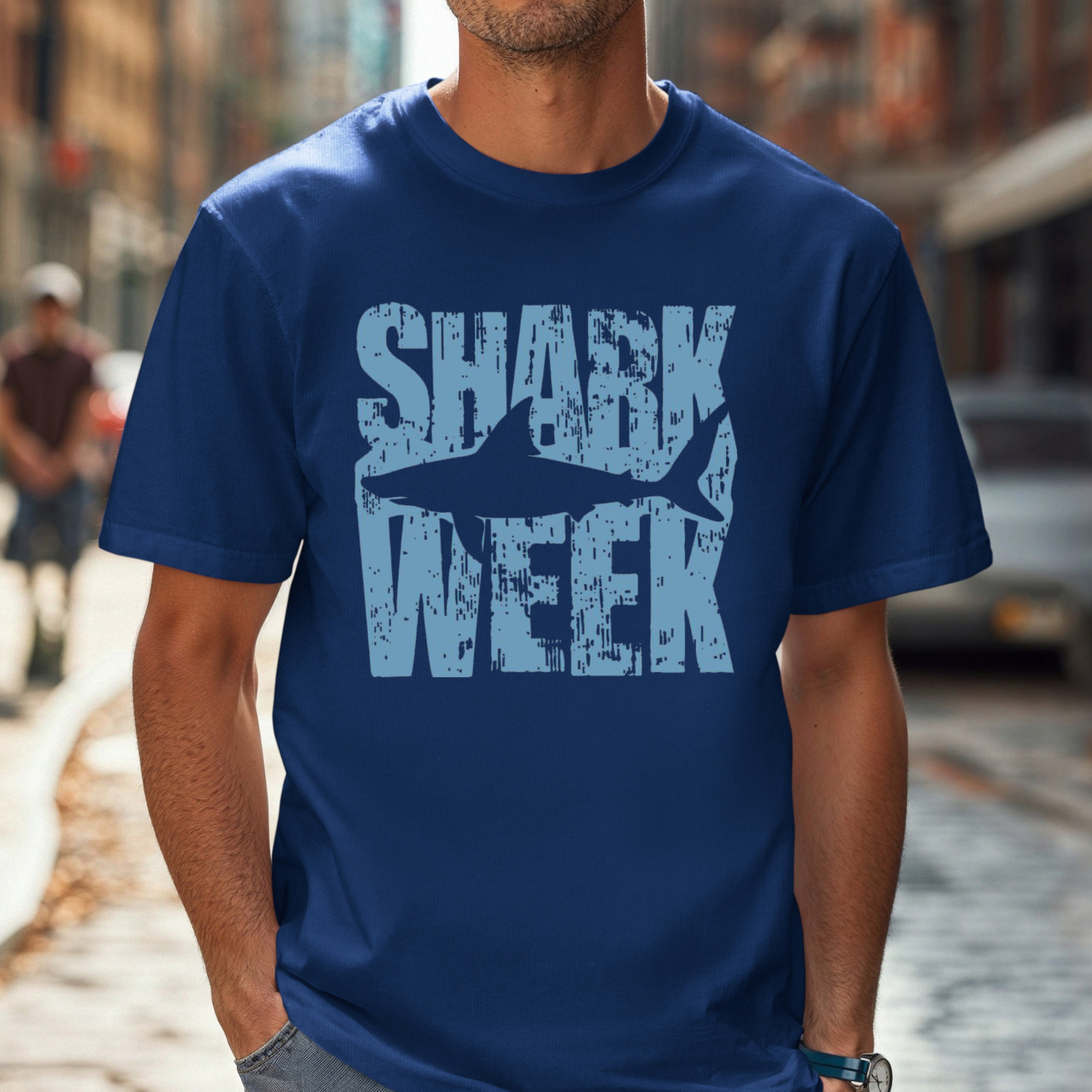 Shark Week shirt, Vintage shark graphic tee, Shark Week T-shirt, Ocean Lover Tee
