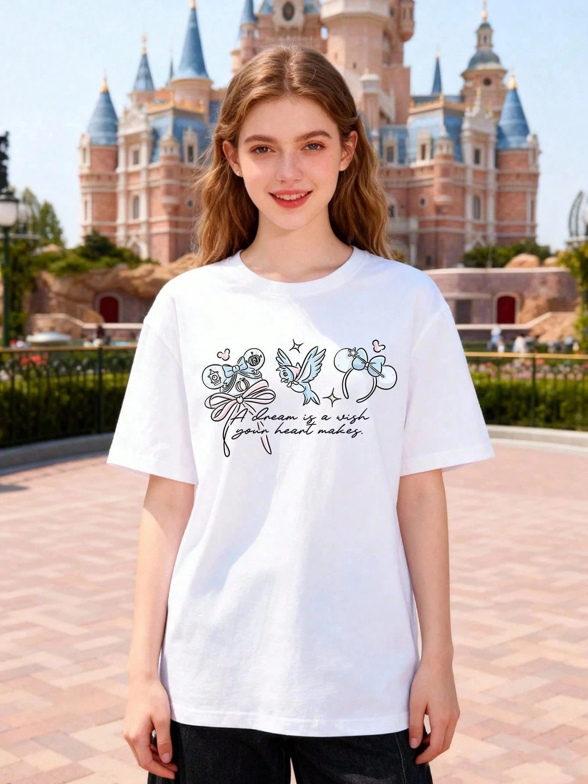 Disney A Dream Is A Wish Your Heart Makes Cute T-Shirt Unisex#2