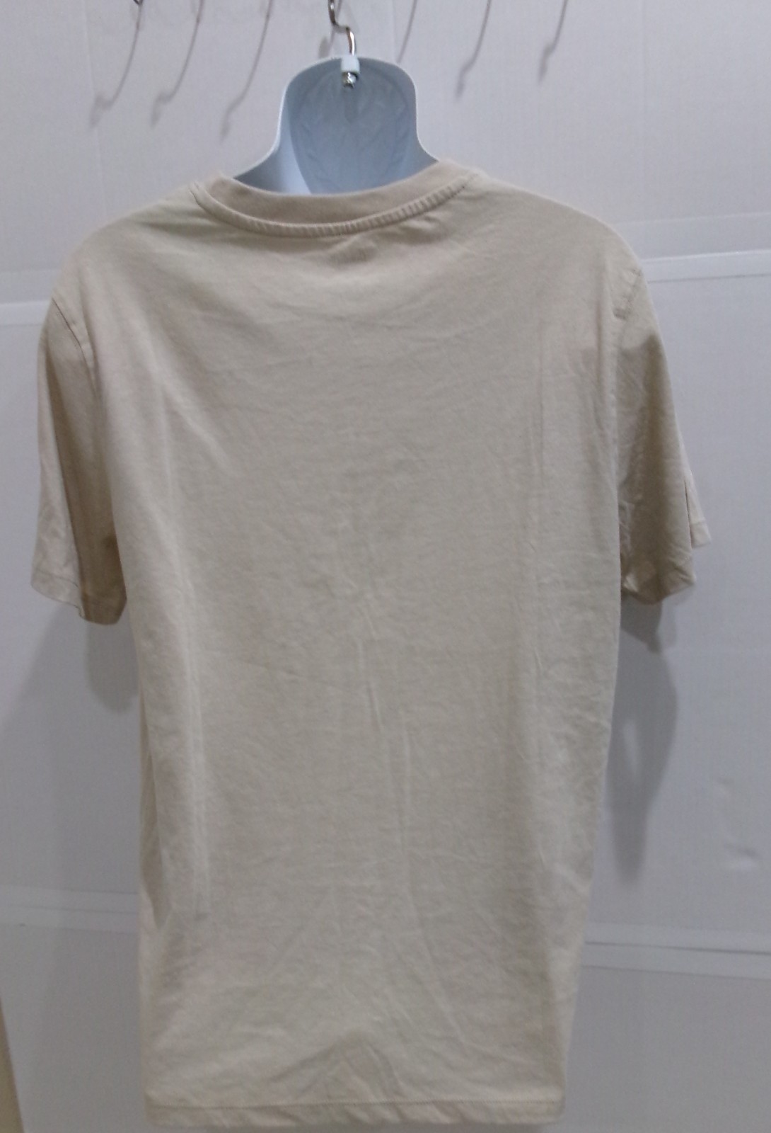 Men&rsquo;s M Every Wear Short Sleeve T-Shirt Goodfellow Oatmeal Light Cotton Blend