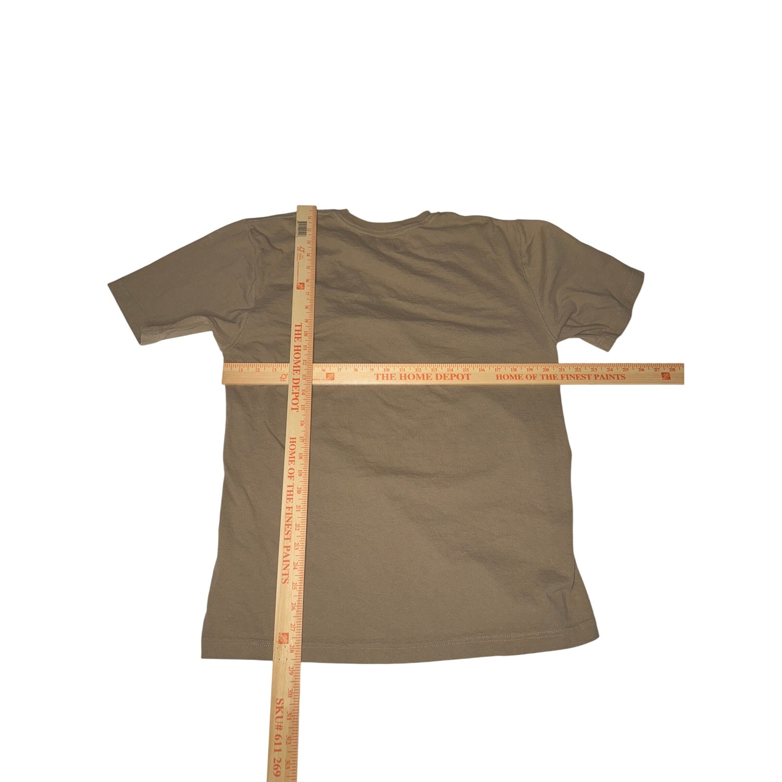 Carhartt Mens Loose Fit K87 Pocket T-Shirt Tan Brown Size Medium