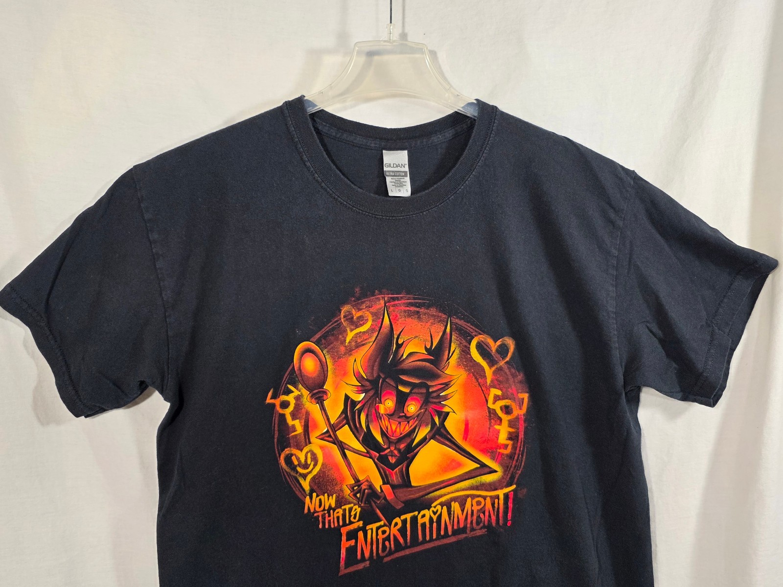 Hazbin Hotel Alastor T Shirt Graphic Print Tee Now Thats Entertainment 2019 VGC