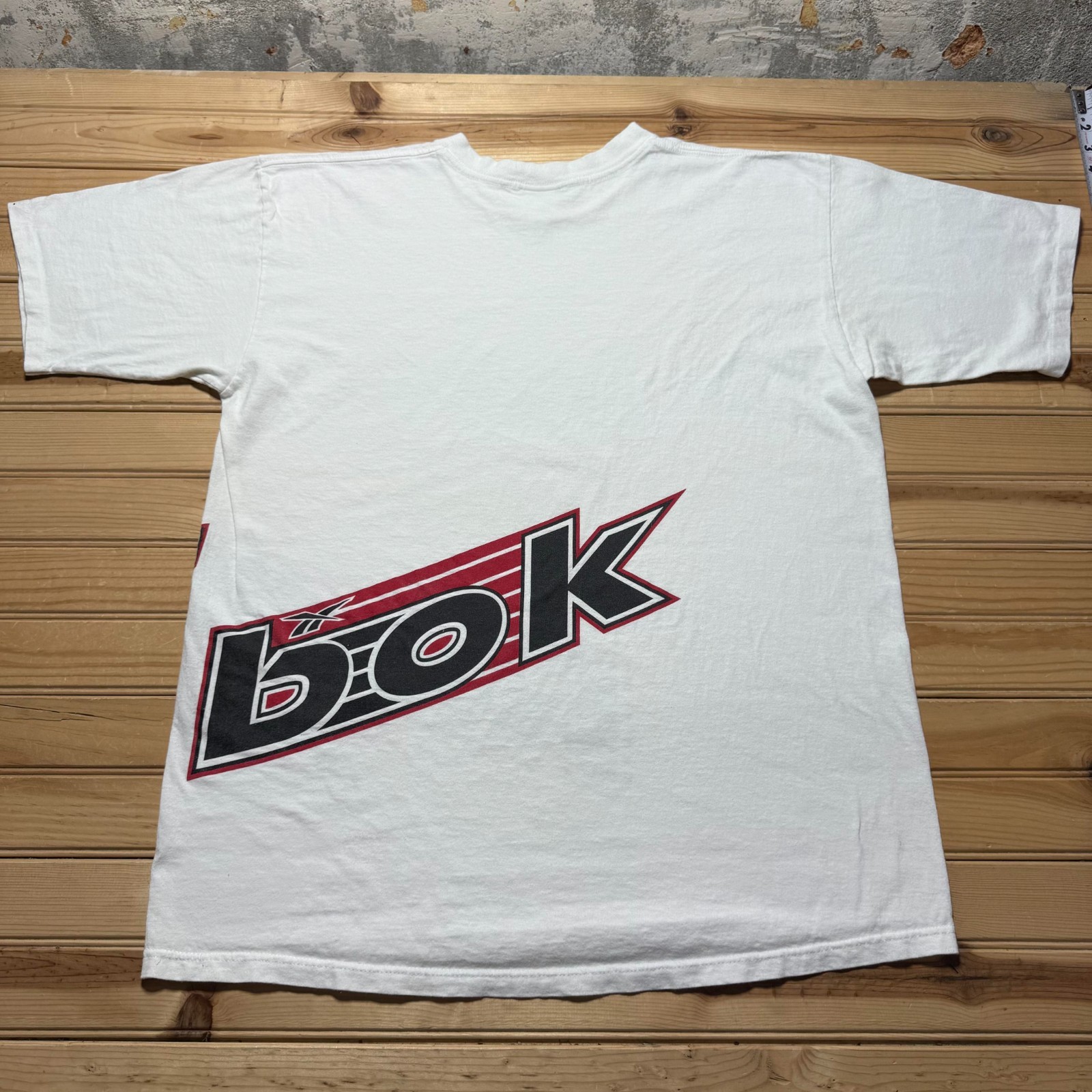 Vintage 90s Reebok Big Logo Spellout Streetwear Skater Single Stitch Shirt – XL