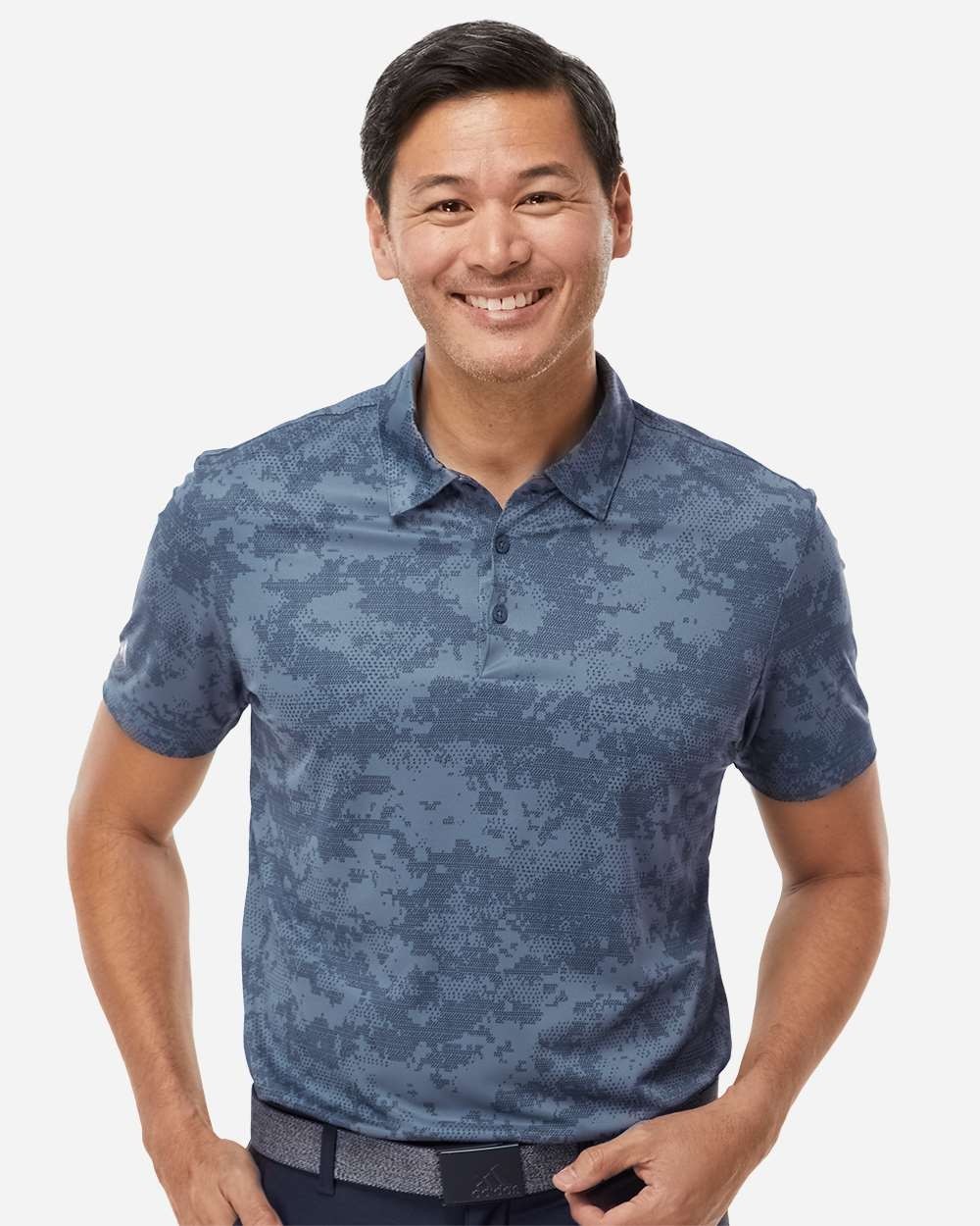 ADIDAS GOLF Mens S-4XL Camo Polo, Collared Performance Sports Shirt, Dri-FIT