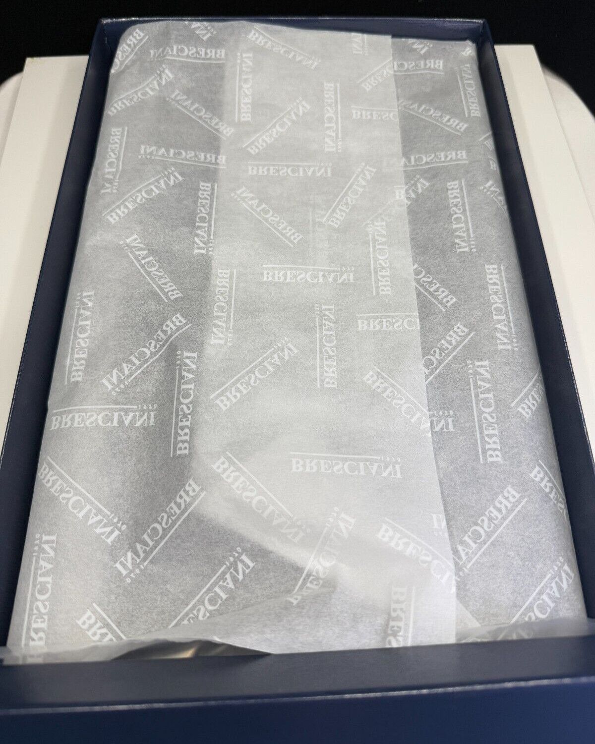 Bresciani 1970 100% Cotton Supremo Tank Wide 01 Nero 2X New With Tags