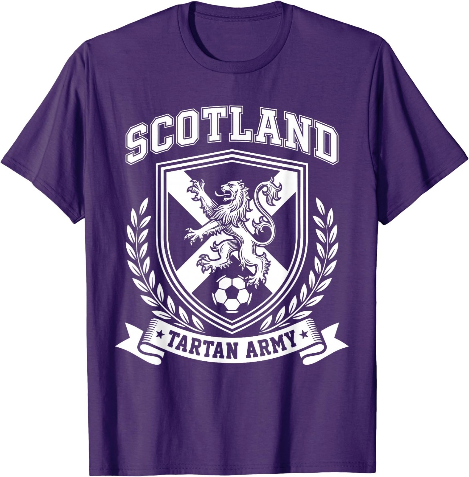 Tartan Army Scotland Patricotic Design T-Shirt