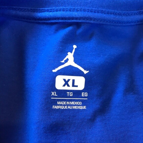 Nike Jordan Wings Logo T-Shirt Royal/Black Men&rsquo;s Large XL 2XL 3XL BNWT