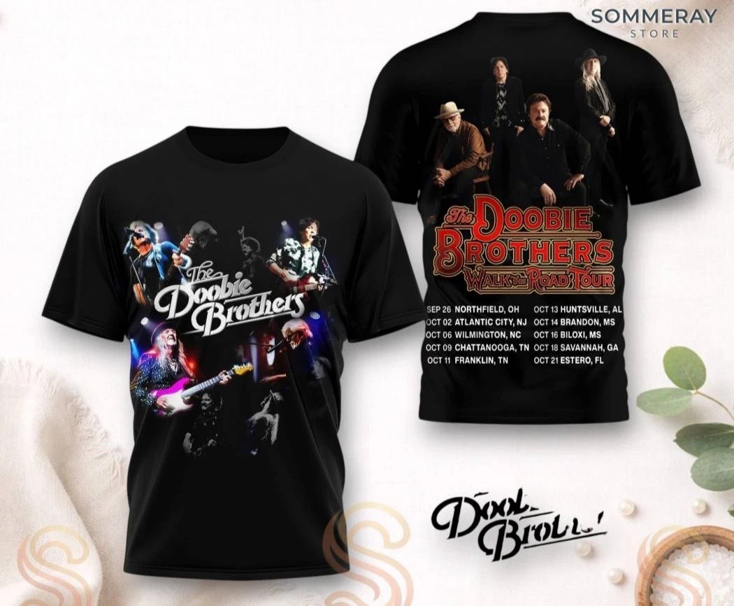 The Doobie Brothers Walk This Road Tour 2026 AOP T-Shirt PP3132