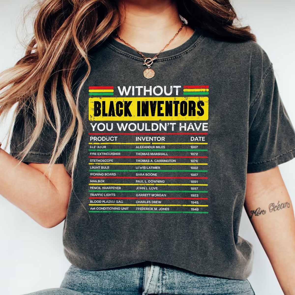 Without Black Inventors History Shirt – Black Excellence Innovation Tee Gift