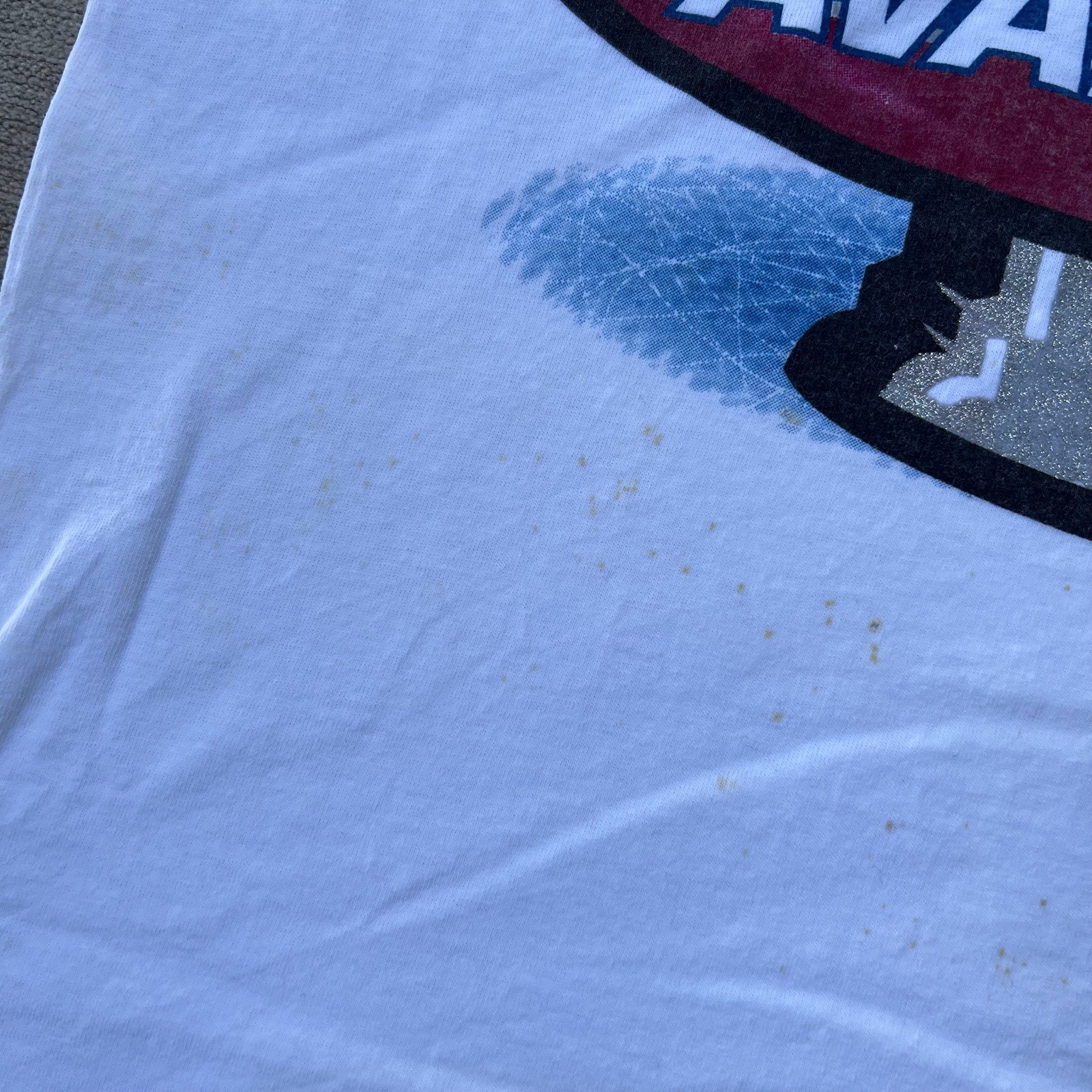 Vintage Starter NHL Colorado Avalanche 1996 Stanley Cup Champion T Shirt Men’s M