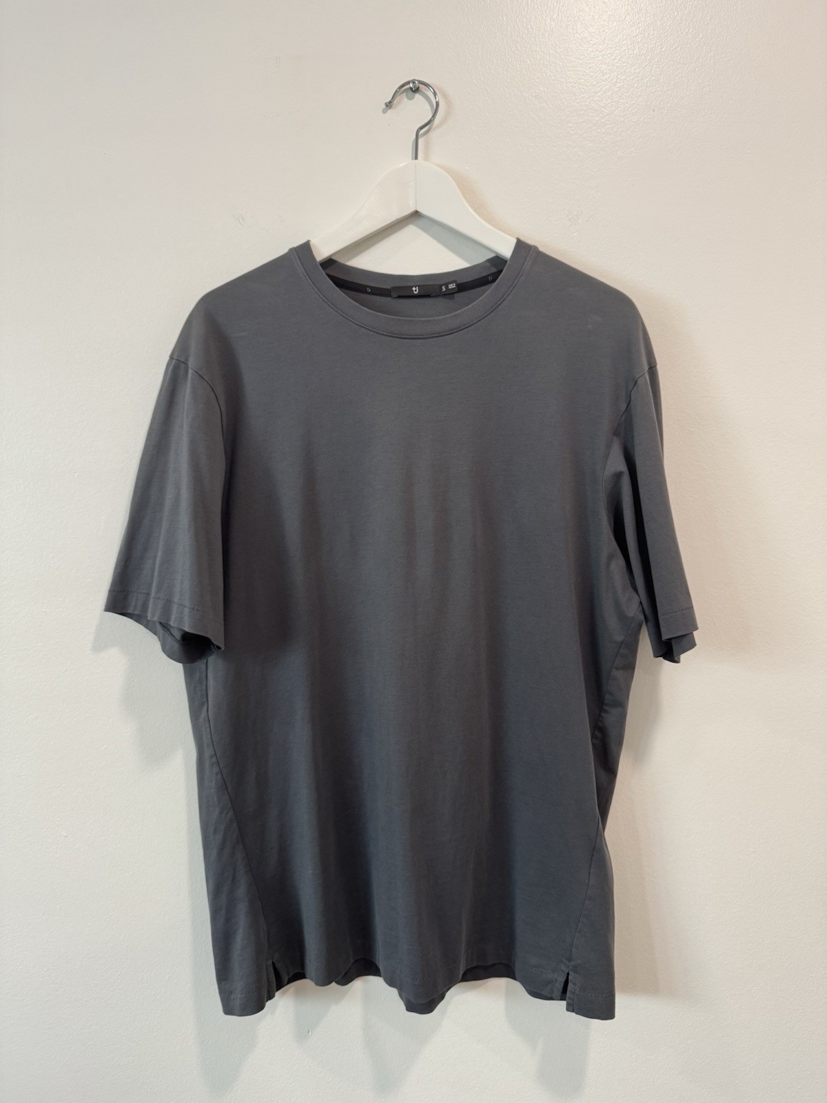 Uniqlo x Jil Sander +J Supima® Cotton Relaxed Fit T-Shirt Dark Grey Size Small