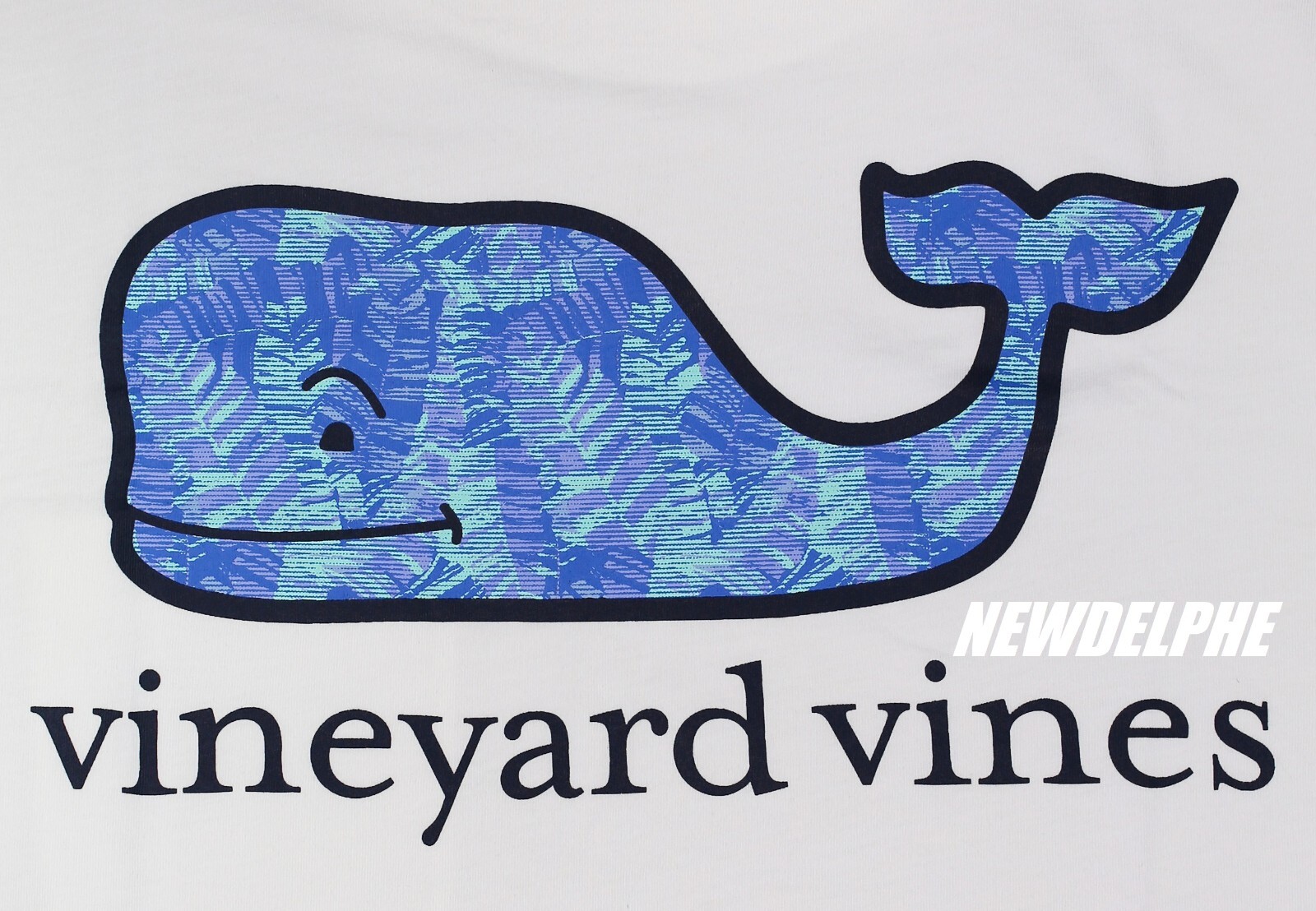 NWT Vineyard Vines Men SS Whale Pocket Crew Tee T-Shirt « TROPICAL CAMO WHALE »