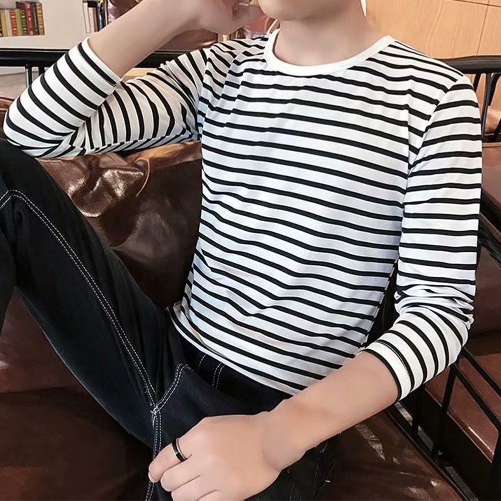 Men Tops Tees 1 Pcs Casual Durable Round Neck Shirts Spring And Autumn